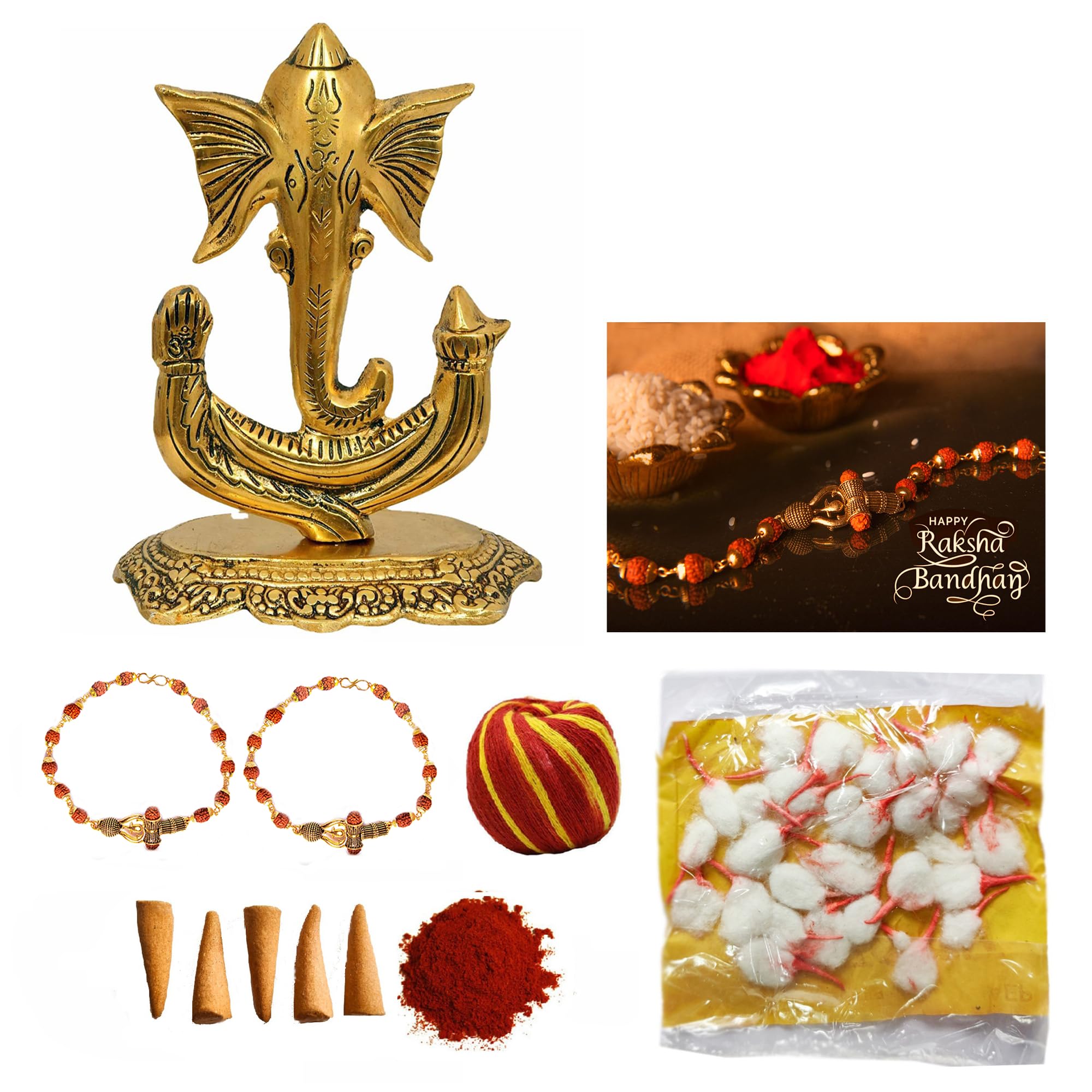 Wonder Care Diwali Gift Set For Bhai Dooj| Bhaiya duj Gift For Brother With Cards And Kumkum|with bracelet for brother Set of 2