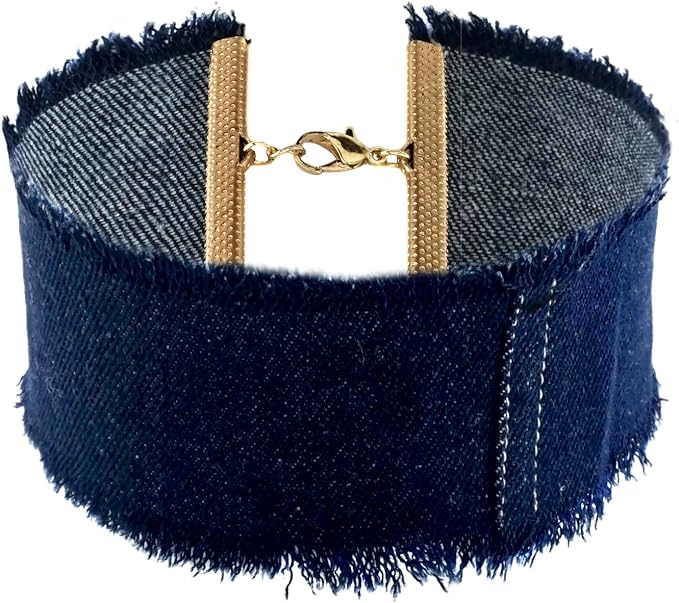 Elosee Denim Denim Fashion Ras du Cou