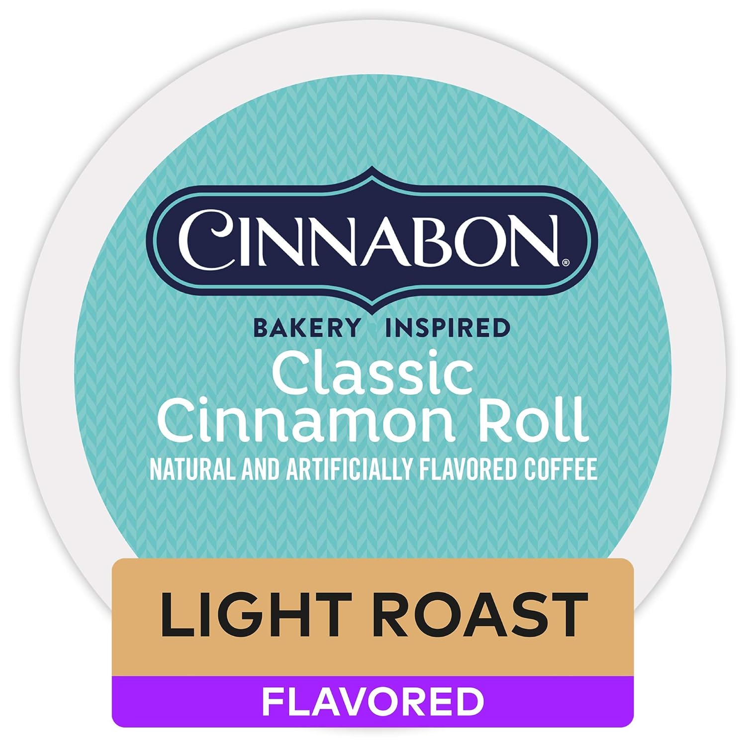 CINNABON Premium 2-Pack Classic Cinnamon Roll, Single Serve Coffee K-Cup Pod, Flavored Coffee, 12 Count, Pack of 6