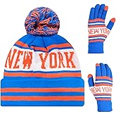Vintage Classic Skull Cap Beanie Hat Cuffed Winter Hat Knit Comes with Warm Gloves Fasion Winter Gifts for Unisex Fans