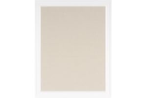 DesignOvation Bosc Framed Linen Fabric Pinboard, 23.5x29.5, White