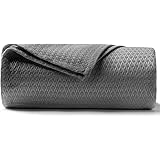 DANGTOP Cooling Blankets, Queen Size 100% Bamboo Blanket for All-Season, Cooling Blanket Absorbs Body Heat to Keep Cool on Wa