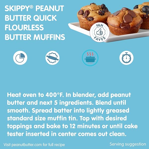 SKIPPY SUPER CHUNK EXTRA CRUNCHY PEANUT BUTTER, 64 OUNCE