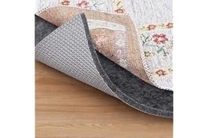 BALEINE 8x10 Ft Non Slip Rug Pad Gripper, 1/4" Thick Felt and Rubber Gripper Backing, Shock Absorbing Carpet Pad, Safe for All Floors (8x10 Ft)