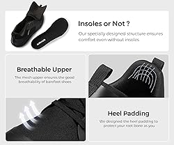 AIRHAS Men's Barefoot Shoes Zero Drop Workout