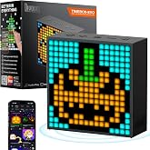 Divoom TimeBox Evo -- Pixel Art Bluetooth Speaker with 16x16 LED Display APP Control - Cool Animation Frame & Gaming Room Set