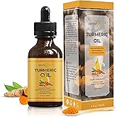 DERMAXGEN Organic Turmeric Oil for Skin Lightening - Turmeric Face Oil for Dark Spots, Anti-Aging & Hydrating Dry Skin - Glow Moisturizer for Face, Neck & Eyes (4 FL OZ / 60 ML)