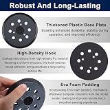 Poweka 5" 8 Hole Hook & Loop Sander Backing Pad for Makita BO5010 BO5030 BO5031K view 3