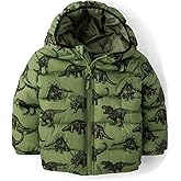 The Children's Place Baby and Toddler Boys' Medium Weight Wind-Resistant, Water-Resistant Puffer Jacket