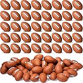 Civaner 200 Packs Mini Football Bulk Sports Stress Ball Mini Foam Footballs Stress Ball Bulk Toy for Party Favor School Carnival Reward Party Supplies(Brown,1.97 Inch)