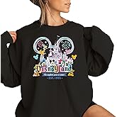 Mickey and Friends Est. 1955 Sweatshirtfor Men Women, Unisex Family Vacation T-shirt and Sweatshirt in Multiple Colors