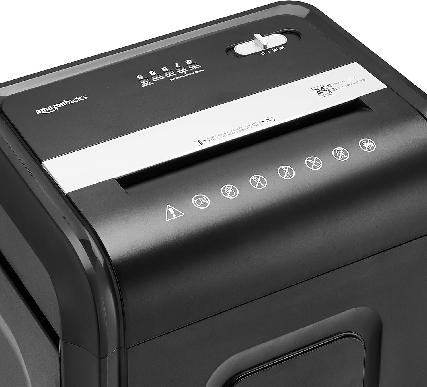 Basics 12-Sheet Cross-Cut Paper and Credit Card Home Office Shredder: Electronics