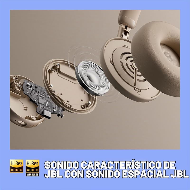 Live 680NC, Auriculares Bluetooth Supraaurales Inalámbricos, Naranja