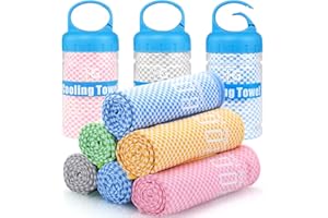 BOGI Cooling Towel for Instant Cooling - Use as Cooling Scarf Headband Wristband Bandana - Soft Cool Bamboo Fiber - Stay Cool