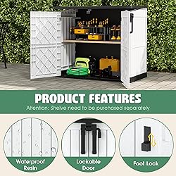 LHBcraft Outdoor Storage Cabinet 36 Cu Ft with
