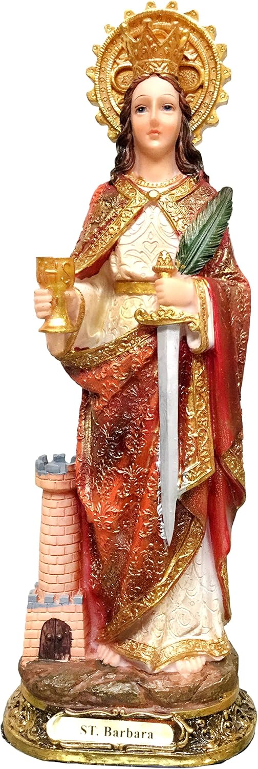 Amazon.com: St. Barbara Statue Saint Barbara Estatua Holy Figurine