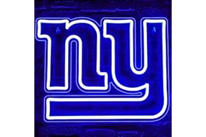 BRINEON Football Neon Sign for Wall Decor Football Neon Light for Man Cave Birthday Gifts for Men with Rugby Team Logo Sign for Club Bar Dorm Party Game Room Decoration Size 16.1 * 10.6In(ZYLD059)