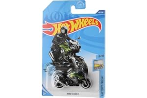 Hot Wheels 2020 Factory Fresh BMW K 1300 R Motorcycle 65/250, Black and Green