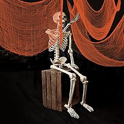 Qtisky Set of 5 Halloween Creepy Gauze Cloth