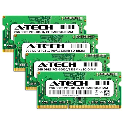 RAM DDR3 8GB 1333MHz Per Laptop - SODIMM PC3-10600S, 204-pin, CL9, 1.35V - Foto 11