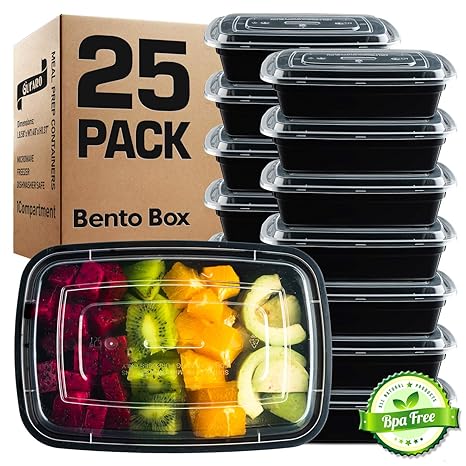 Amazon.com: GUFARO Contenedores reutilizables premium para ...