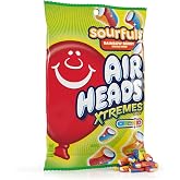 Airheads Xtremes Sourfuls Candy, Rainbow Berry, 6 Ounce Bag (12-Pack) | Individually Wrapped Bulk Chewy Candy, Artificially Flavored