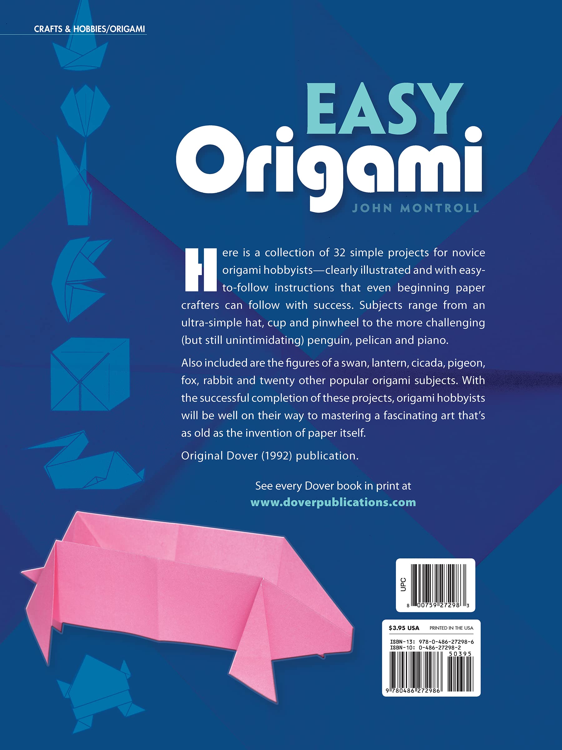 Mua Easy Origami (Dover Origami Papercraft)over 30 simple projects Easy ...
