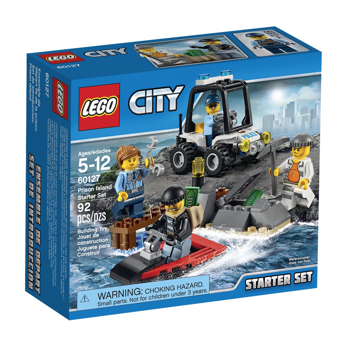 LEGO City Police Prison Island - Set inicial (92 piezas)