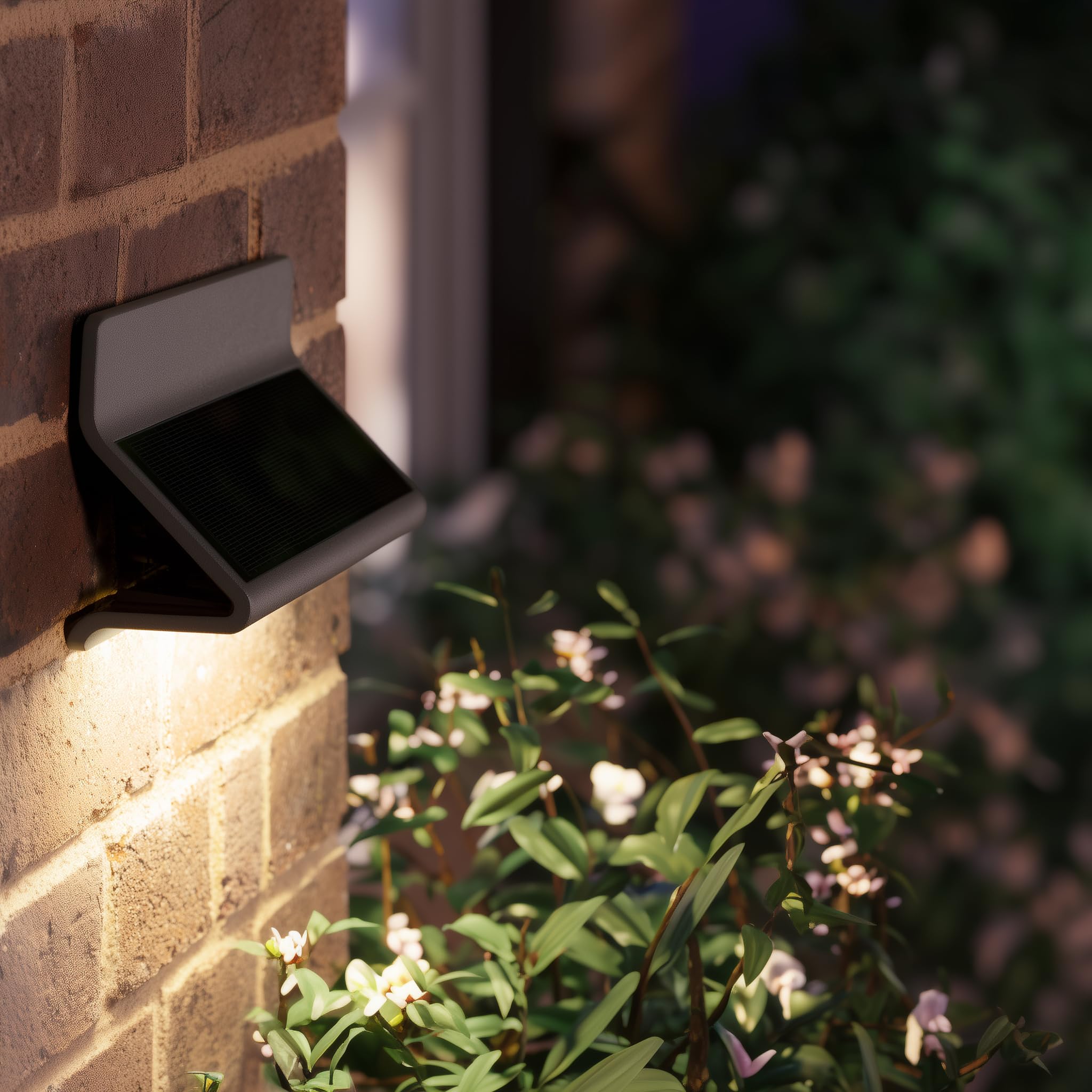 SolarCentre® Zenith Warm White Solar Powered Outdoor Wall Light