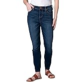 JAG Jeans Women's Valentina High Rise Skinny Pull-on Jeans, West Side Blue EPK417, 4
