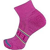 Merrell Unisex Men's and Women's Zoned Cushioned Wool Hiking Ankle Socks - Breathable Arch Support