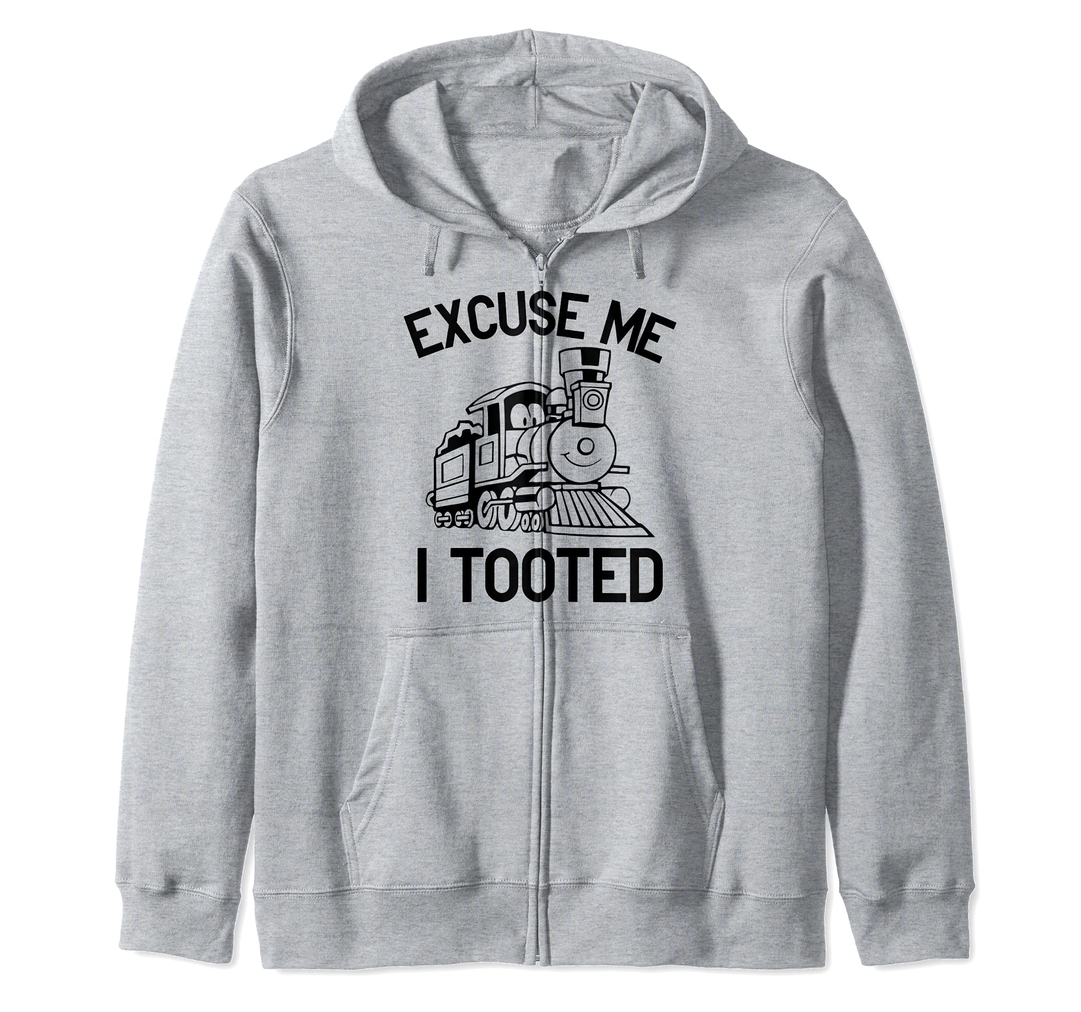 Sorry I Tooted Funny Steam Train Lover For Men Kids Railroad Zip Hoodie