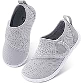 LeIsfIt Toddler Water Shoes Boys Girls Barefoot Aqua Socks Kids Breathable Quick-Dry Swim Shoes for Beach Pool Surf