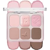 CLIO Muse Master Eyeshadow Palette, Korean Royal Heritage Edition, Baked Cream Powder Formula, Soft Pink 6-Color with Matte &amp; Shimmer for Daily Makeup, Safe for Sensitive Eyes (01 BLOSSOM STITCH)