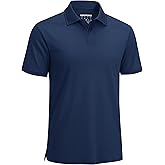 Cavva Men's Polo Shirts Short Sleeve Performance Quick Dry Moisture Wicking Collared Shirt for Golf Fishing