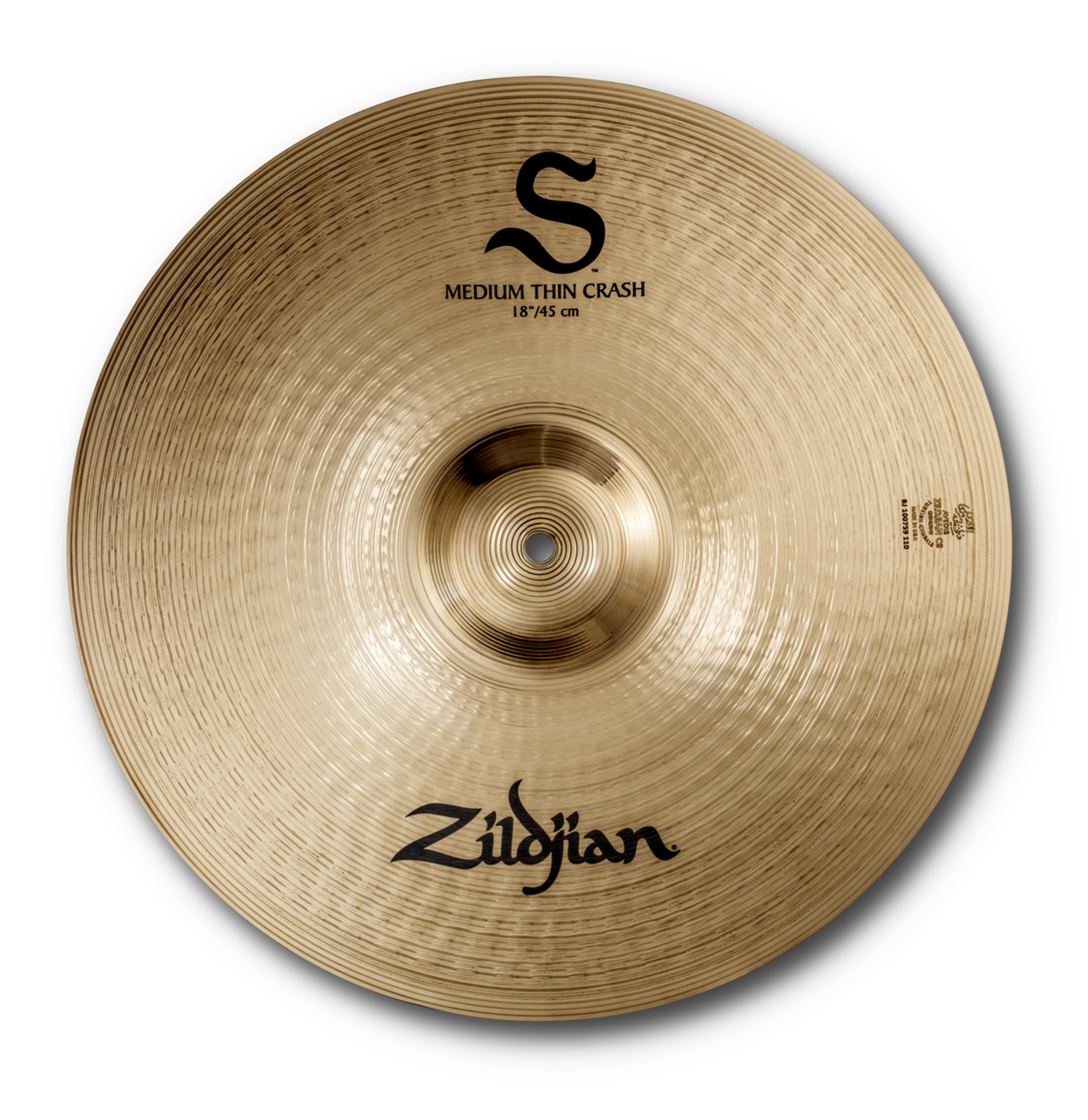 Zildjian S Family Series - 18 Inch Medium Thin Crash Cymbal