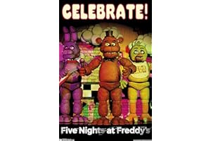 Trends International Five Nights At Freddys Celebrate Wall Poster 22.375" x 34"