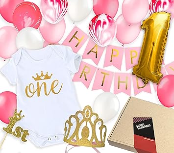 Amazon 1歳ベビーのバースデープレゼント 女の子の誕生日飾り付け