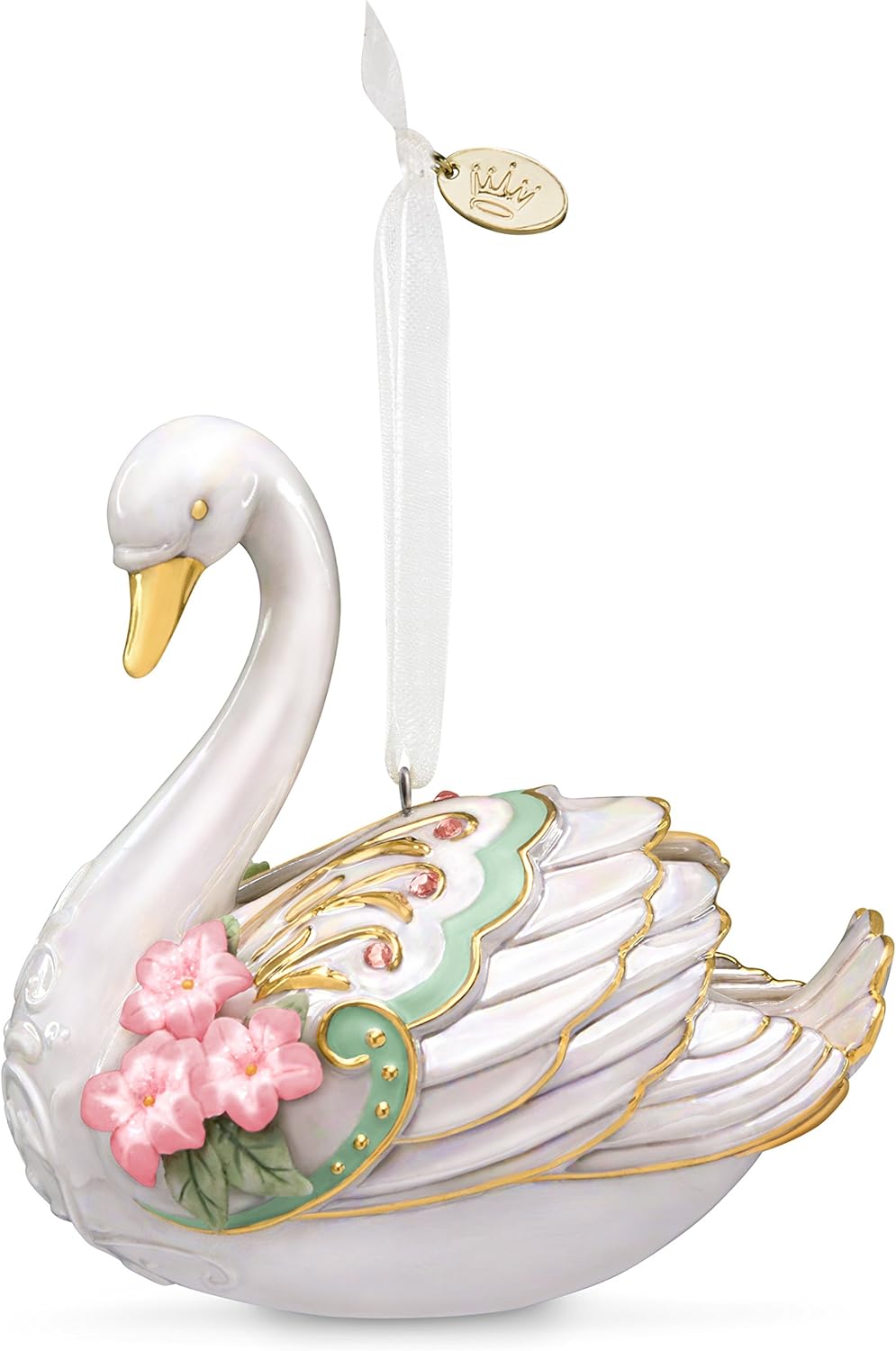 Hallmark Keepsake Christmas Ornament 2018 Year Dated Stunning Swan, Porcelain Amazon.ca Home