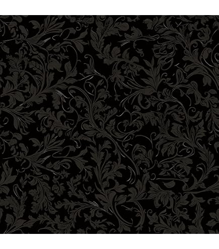 Papier Peint Noir Et Blanc, Motif Tête De Mort, Papillon Et Roses