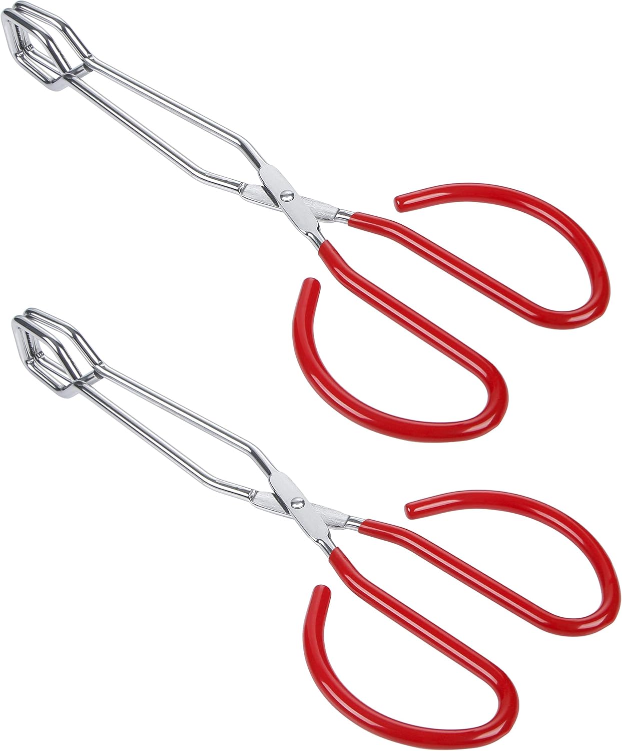 BIGSUNNY Stainless Steel Scissor Tongs Heavy Duty Cooking