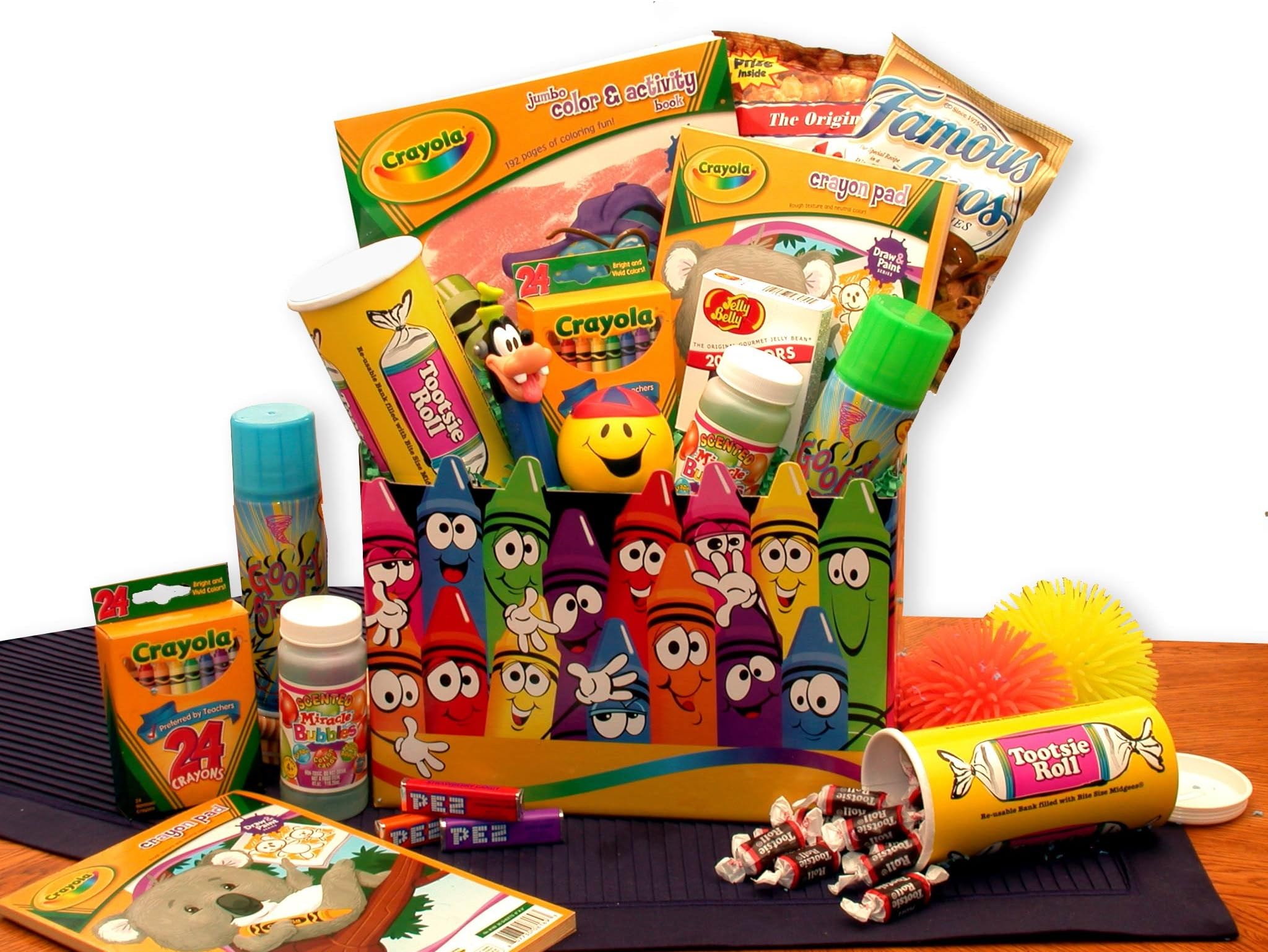 Kids Gift Activity Gift Box of Crayola Favorites Gift Basket - Kids get well Gift or Kids activity gift