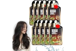 SIL VFR Plant Based Hair Dye Shampoo, 2024 Plant Extract Non-damage Hair Dye Cream, Hair Dye Korean, Plant Based Hair Dye, Plant Bubble Hair Dye Shampoo 30ml 10packs/Box. (Dark Brown)