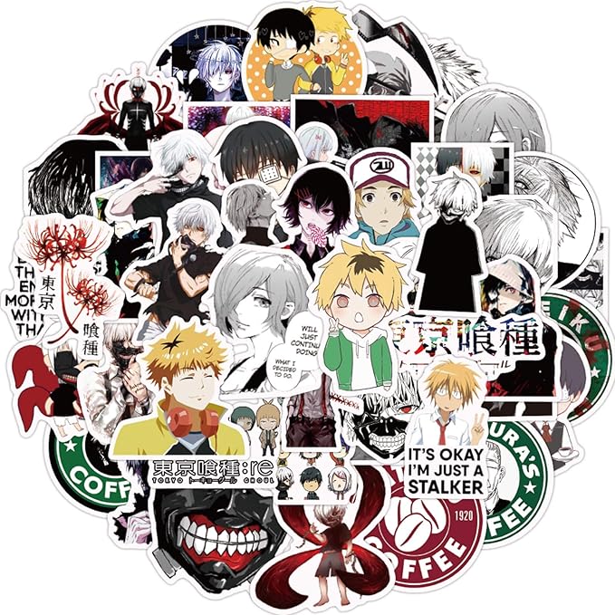 amazoncom tokyo ghoul anime cartoon laptop stickers waterproof