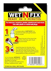 WETNFIX (20 Discs) - Fixing Wall Plugs Fast! No