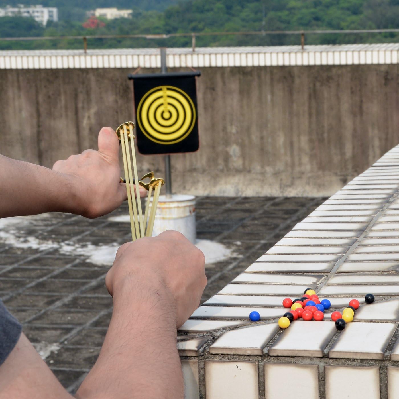 Vancool 3/8"(10mm) Professional Plastic Multicolor Slingshots Ammo, Multicolor Balls 500 per Pack : Sports & Outdoors