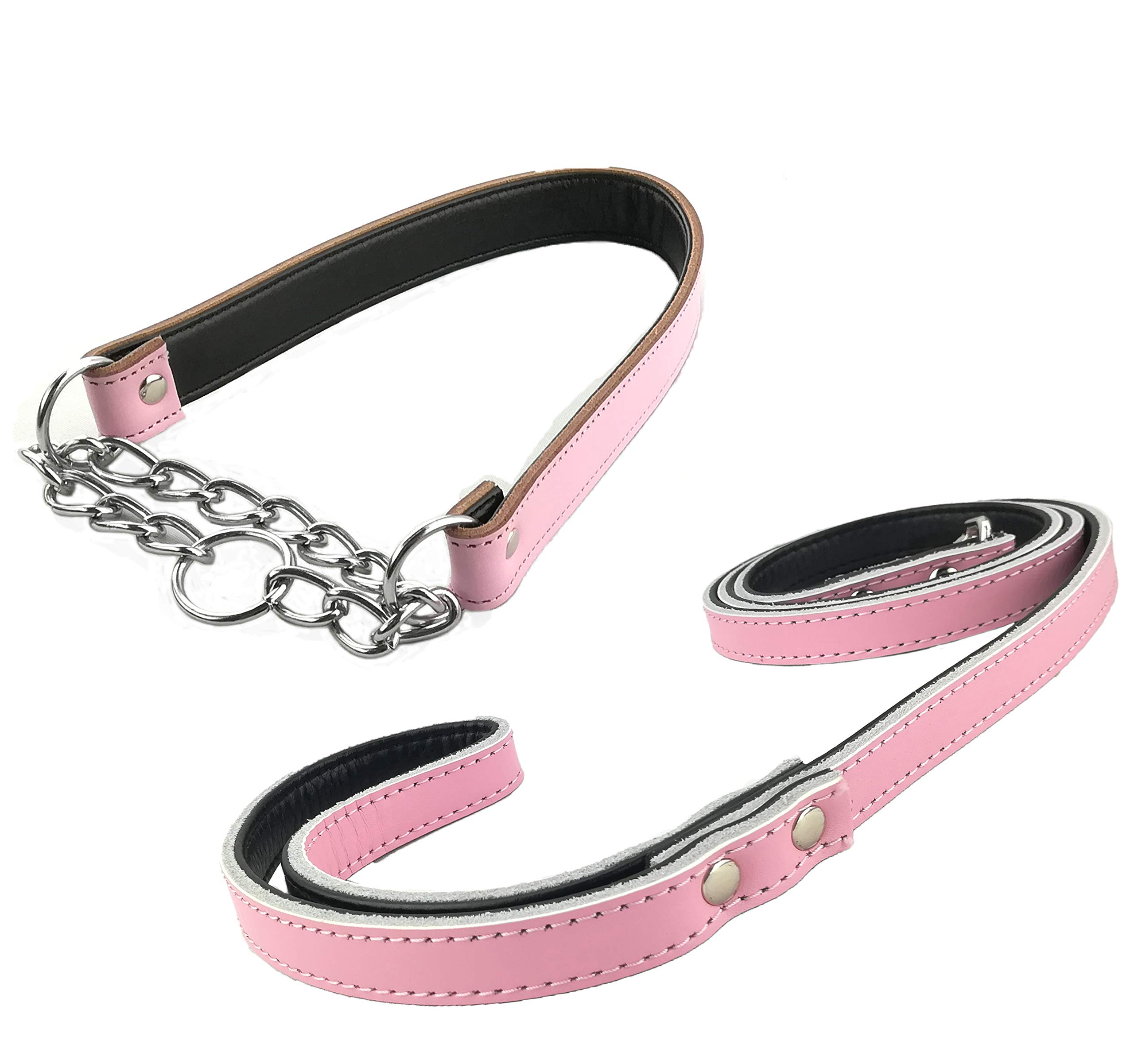 dog collar half chain