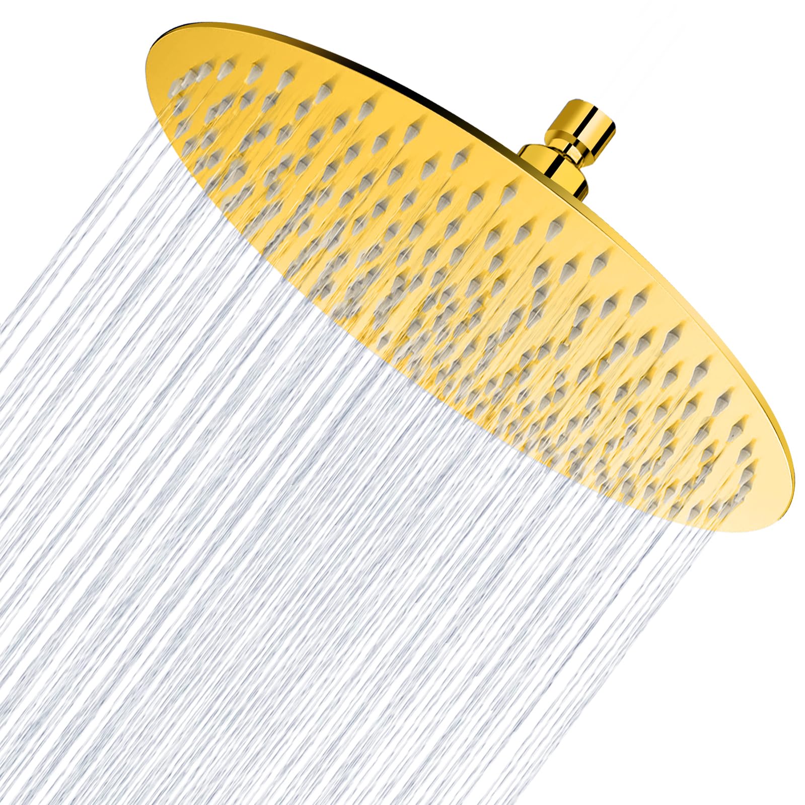 Ohotecy 12 Inch Showerhead Rainfall Round Stainless Steel Shower Head with Anti-Limescale Nozzles 30cm Number of Nozzles: 144