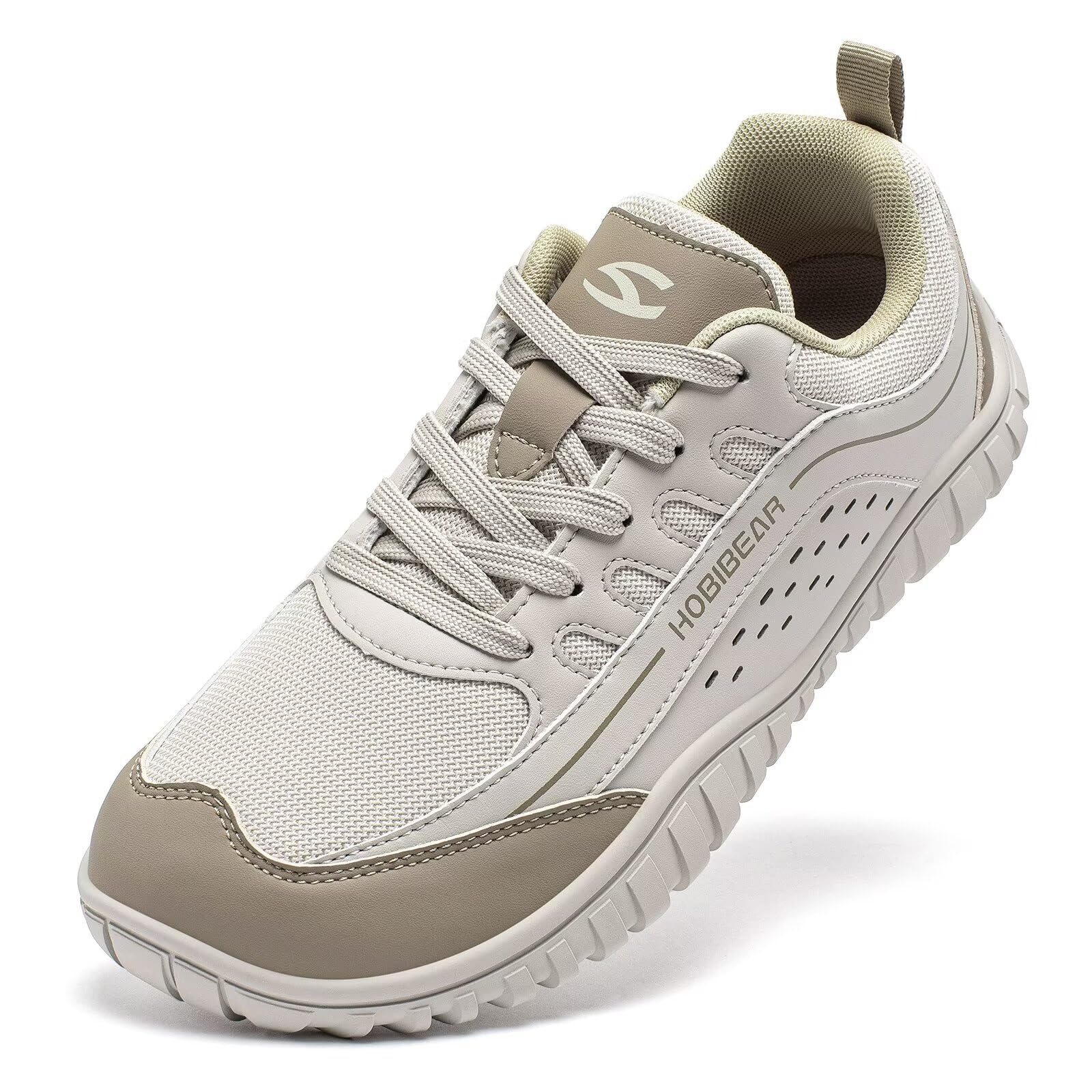 Photo 1 of *Please clean* HOBIBEAR Zero Drop Barefoot Shoes|Trail Running Sneakers for Women Men|Wide Toe Box Fashion Walking Shoes(Sandy, Women 8.5/Men 7.5)