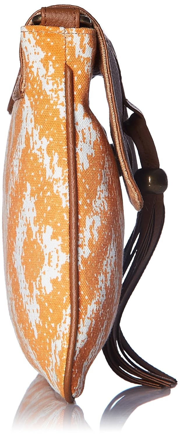 kanvas katha women's sling bag (brown) (kksnwv007)